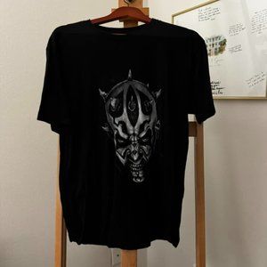Star Wars DARTH MAUL CAMEO BLACK TEE (Heroes & Villains)